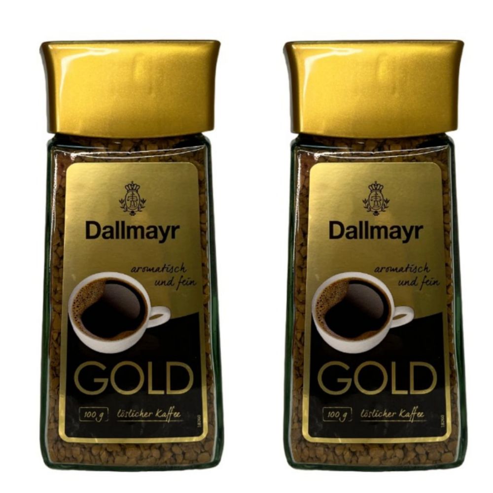 Кофе растворимый Dallmayr Gold 100 г, 2 шт