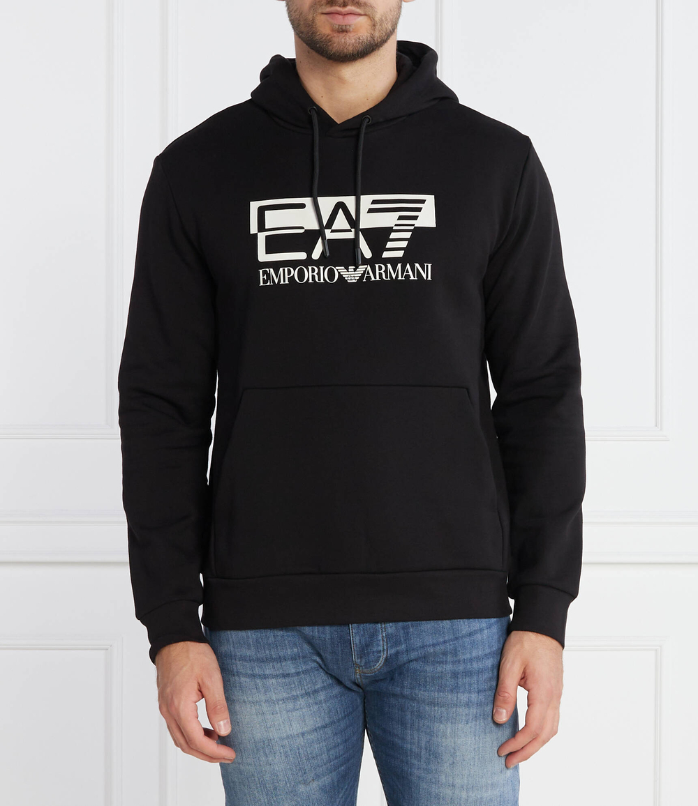 Худи EA7 - черный(6RPM02 PJ07Z)