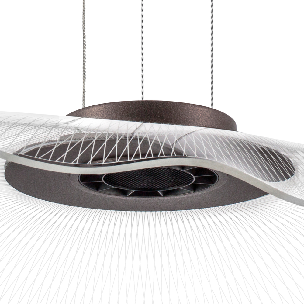 731483 Люстра VARESE 34W LED 2000LM 360G КОФЕЙНЫЙ 3000K