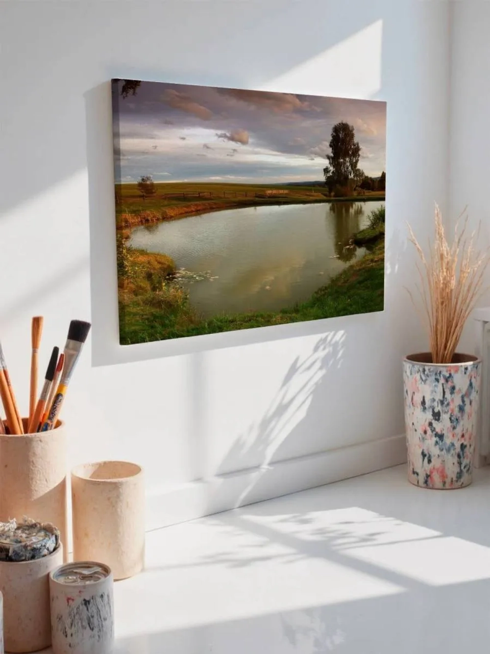 Картина на стену 40 X 50 Пруд