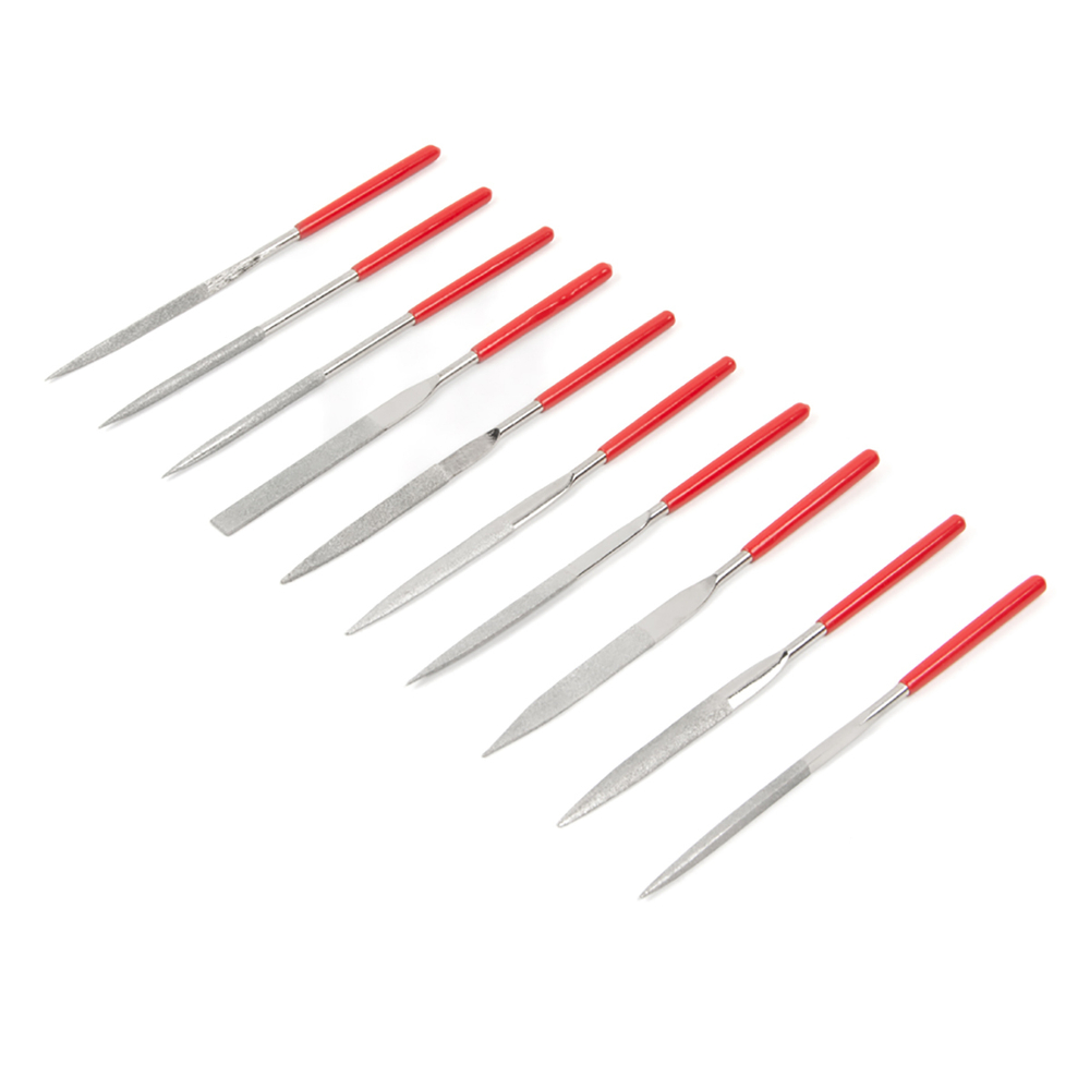 OPT-NF10 Набор надфилей с алмазным покрытием 10 шт.