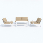 Лаунж зона Ideal Patio ЭСТИВО бежевая - белый каркас