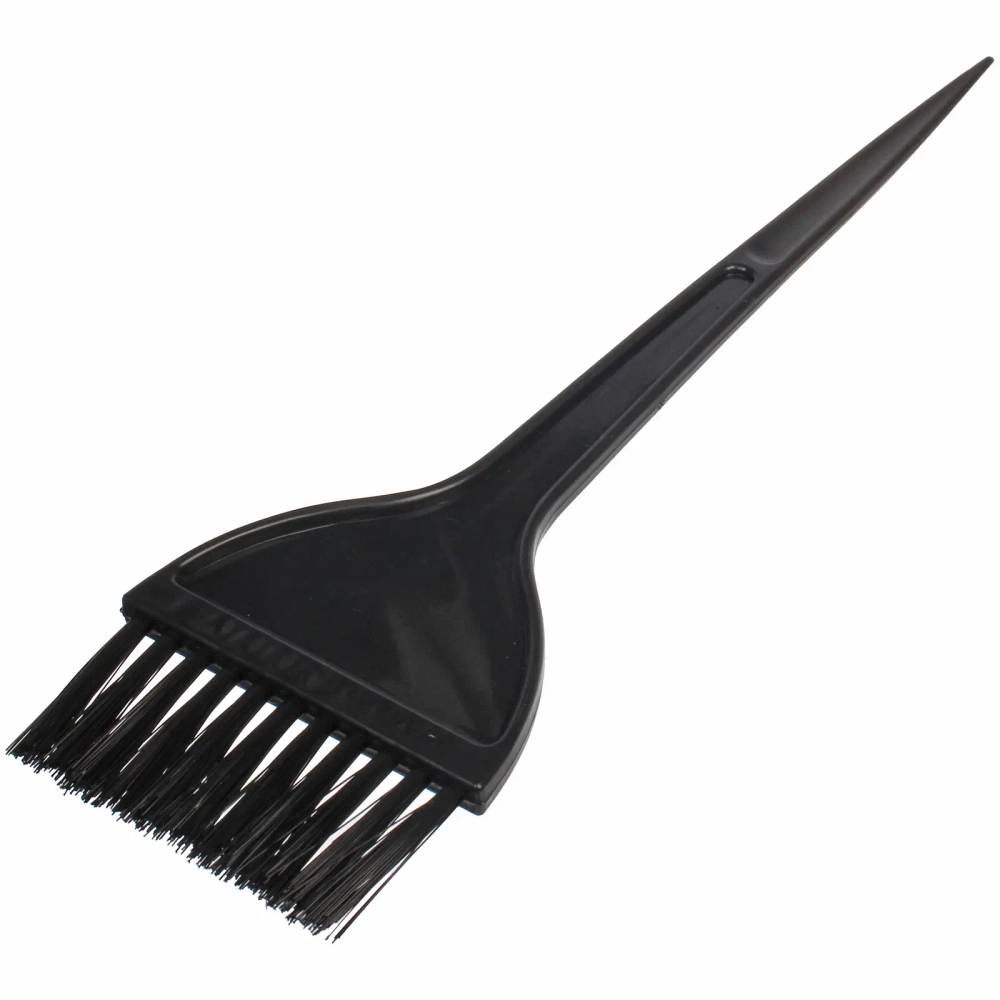 Кисть для окрашивания волос, широкая, 21 х 6 см, цвет чёрный