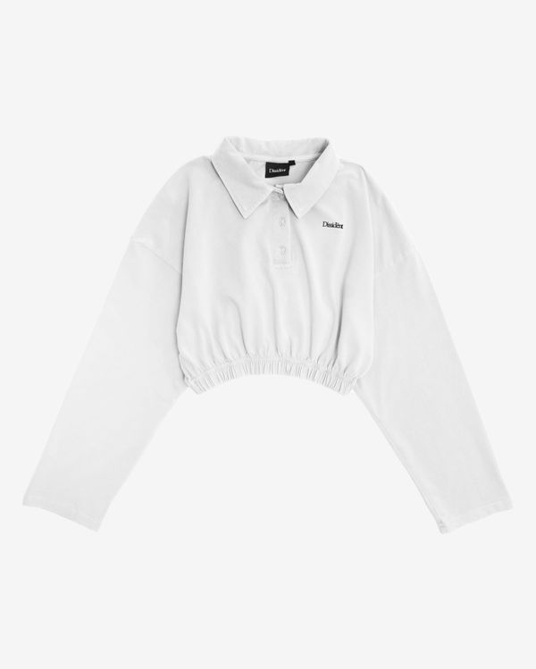 Поло Crop OG Logo in Milk - фото 1