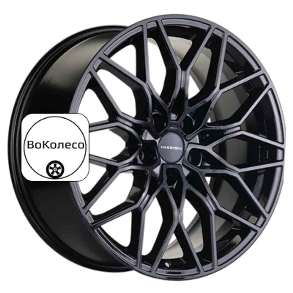 9,5x19/5x112 ET40 D66,6 KHW1902 (3/4/5/6 series) Black Khomen Wheels