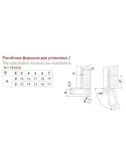 Петля накладная с доводчиком быстрого монтажа