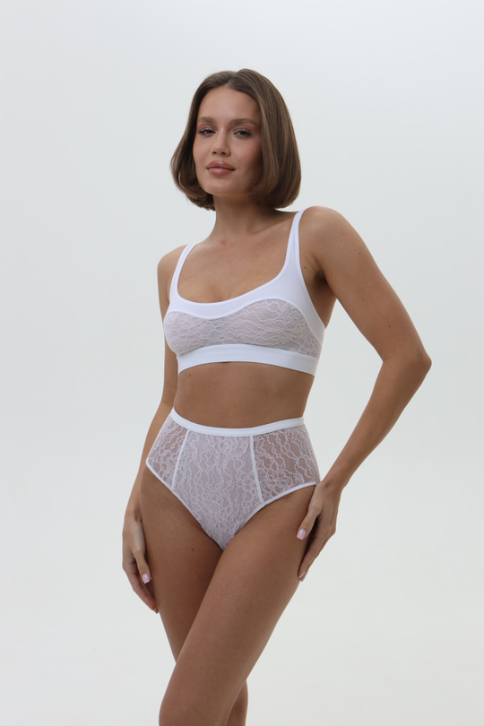 Бюстгальтер KOMA Bal des Fleurs (белый)