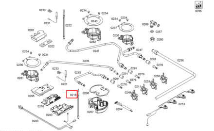 Термопара для плиты Bosch (Бош) - 623774