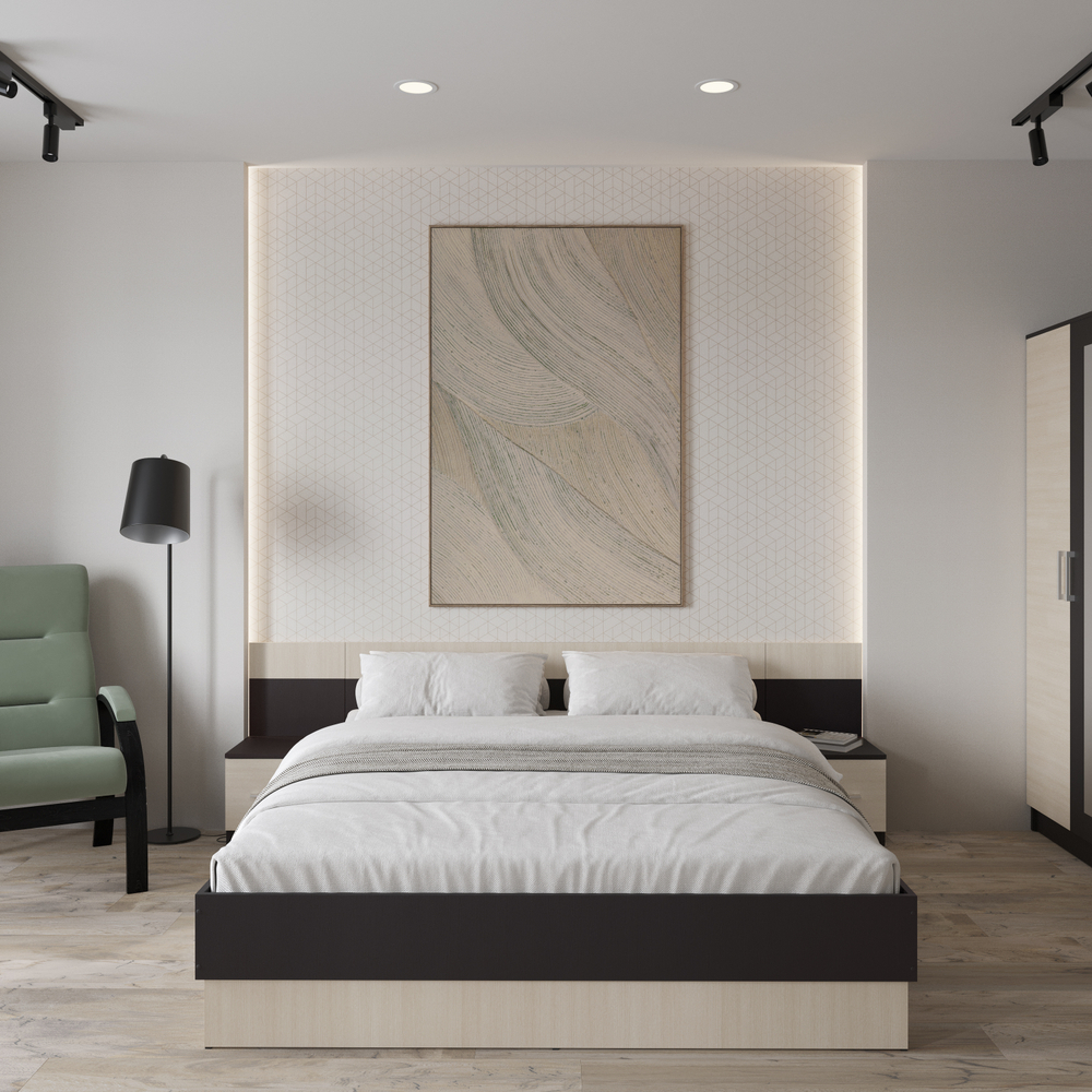 Прикроватная тумба DIWO Коломна венге, дуб молочный