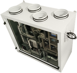 Приточно вытяжная установка c роторным рекуператором OASIS-VRE-EC-300-0.4-L