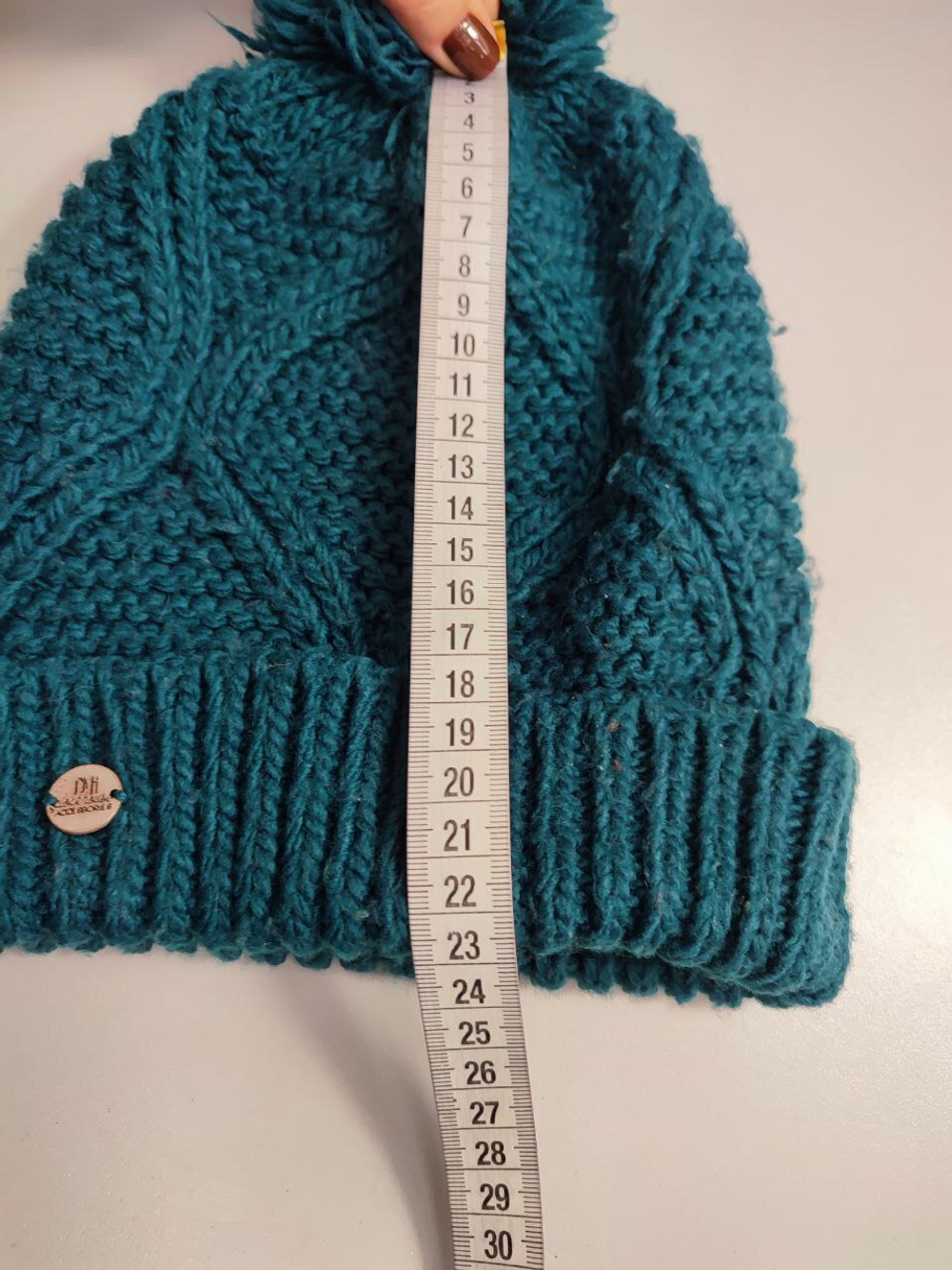 Шапка с помпоном