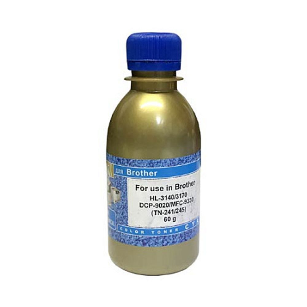 Тонер для BROTHER HL-3140/3170/DCP-9020/MFC-9330 (TN-241/245) (60г,NonChem TOMOEGAWA) голубой Gold ATM
