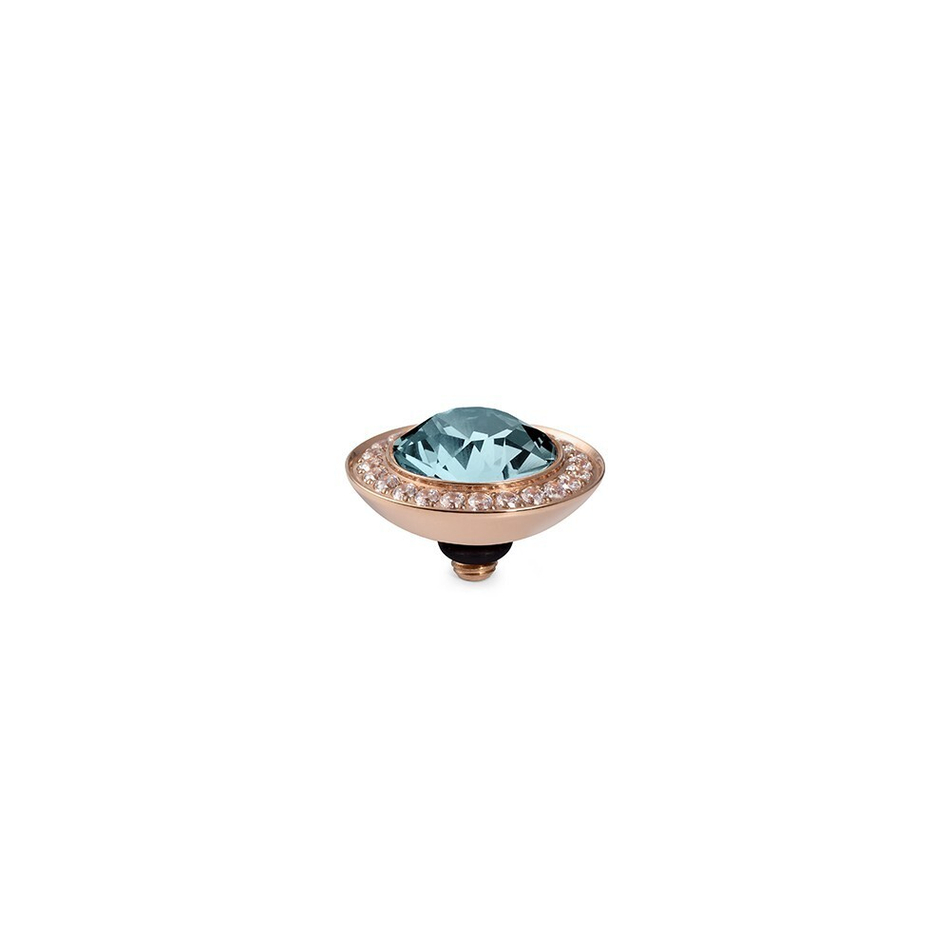 Шарм Qudo Tondo Deluxe Aquamarine 647209 BL/RG