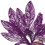 Ветка декоративная «Сказочный листопад» 25 см, Фиолетовый