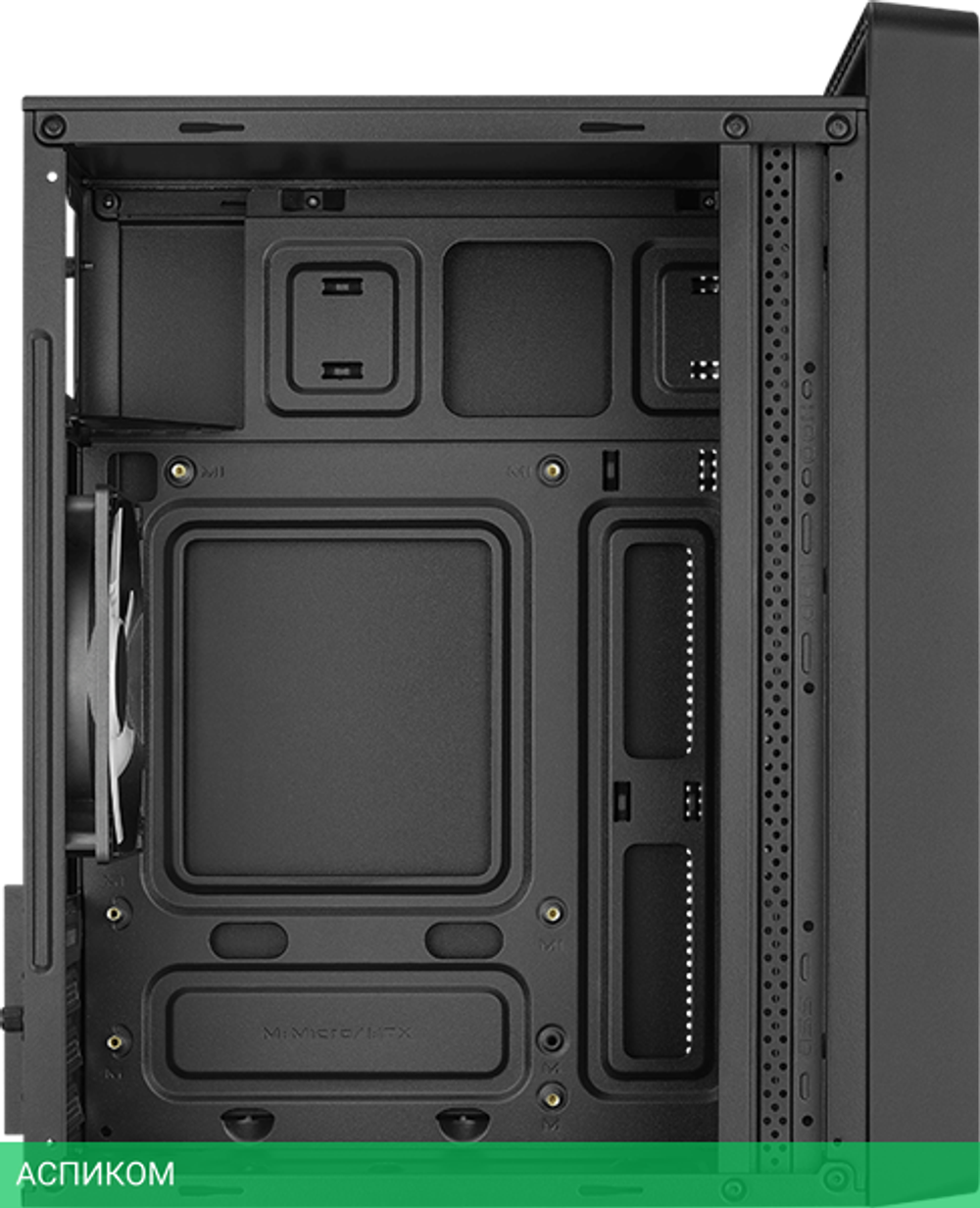 Корпус AeroCool CS-109-G-BK-v1 без БП Black (ACCS-PC17013.11)