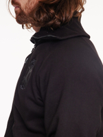 Худи Варгградъ мужской чёрный "Скаут" с начёсом