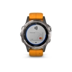 Смарт-часы Garmin Fenix 5 Plus Sapphire, титановый, 010-01988-16