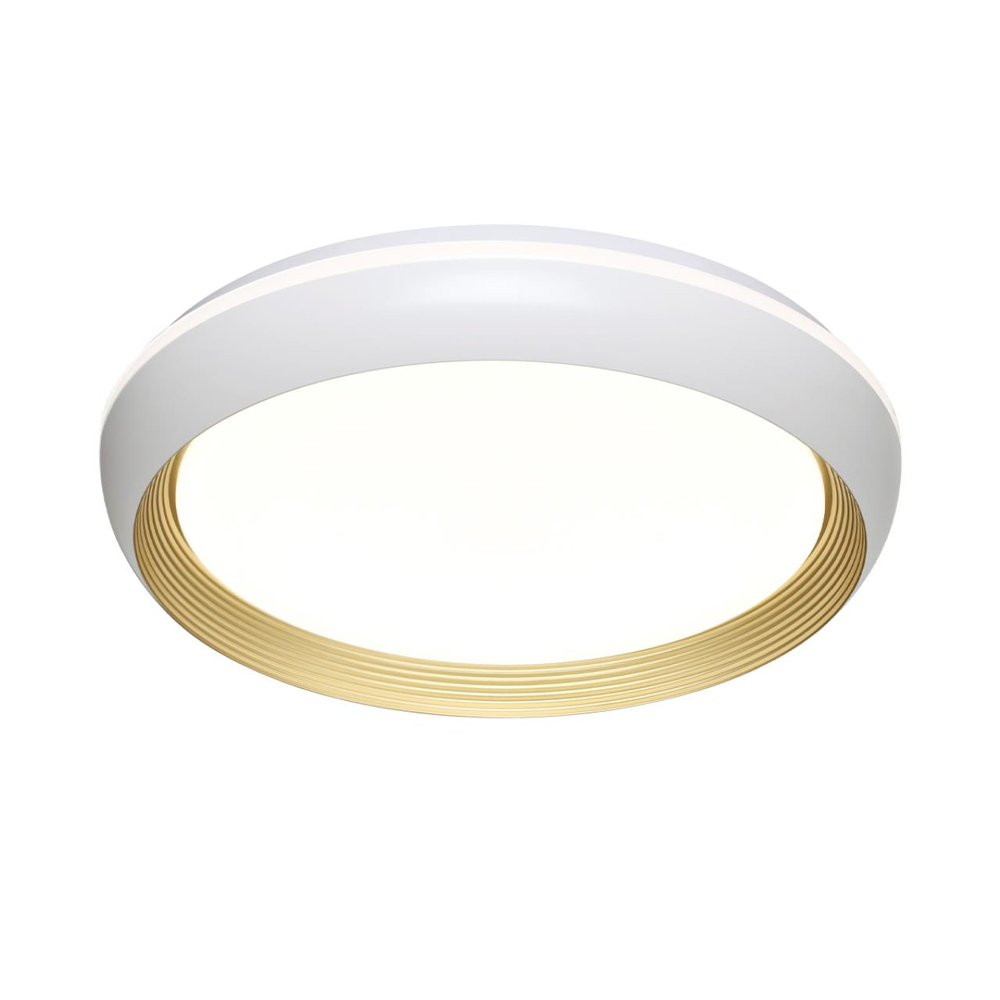 7650/DL PALE SN 141 Светильник пластик/белый/золотой LED 48Вт 4000К D380 IP43 TOFIQ WHITE