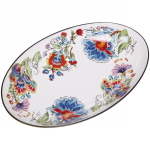Блюдо керамическое «Magic Flower» 33*20*4см