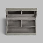 Шкатулка Togas Ансельмо серый 25x13x8 см