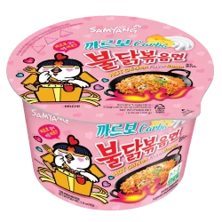 Лапша Samyang со вкусом острой курицы Buldak и карбонары 105 г