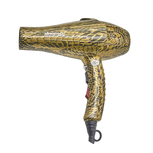 Mantainyou M-8189 Python Skin Gold Профессиональный фен для волос 2400Вт