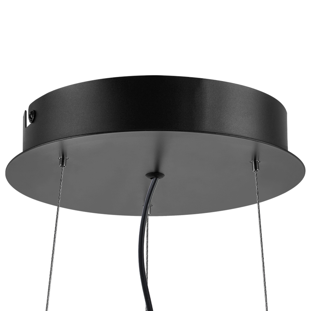 737337 Люстра EMISFERO 12W LED 655LM 180G ЧЕРНЫЙ 3000K