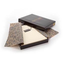 Полотенце 100x150 Roberto Cavalli Logo коричневое