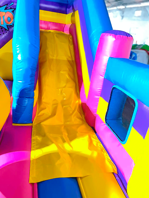 Коммерческий надувной батут "Комиксы" 7*5*3 м