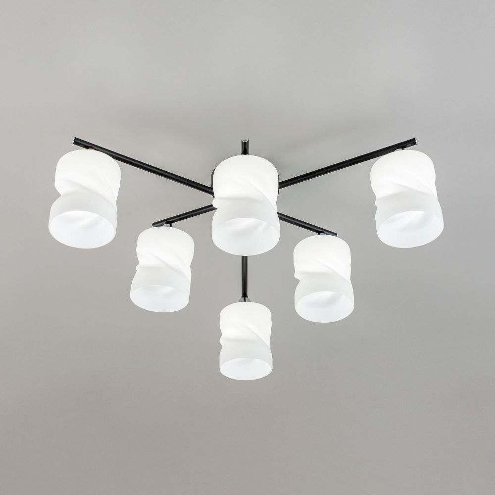 Citilux Нильс CL132165 Люстра потолочная Чёрная