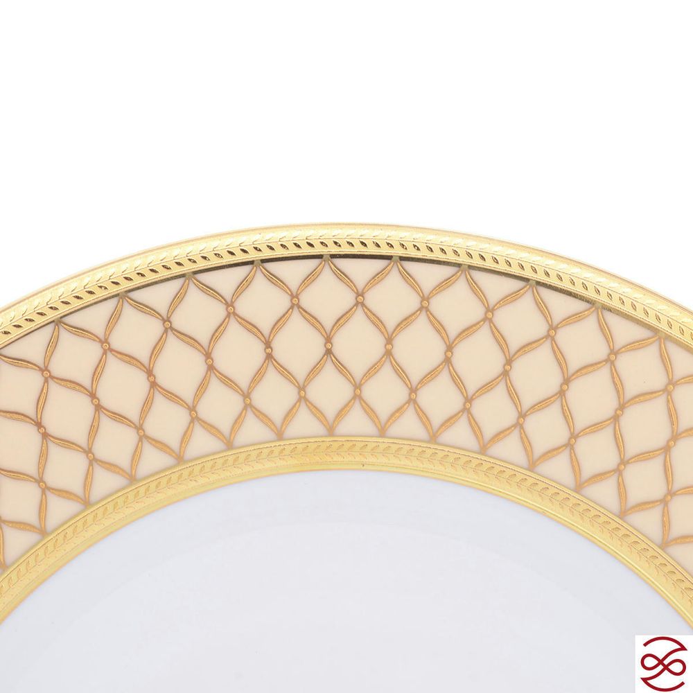 Набор глубоких тарелок Falkenporzellan Valencia Creme Gold 23см(6 шт)