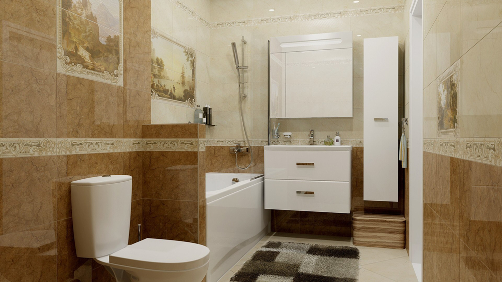 Rotterdam beige decor 01 300х500 (1-й сорт)