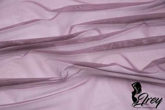 Сетка эластичная Lauma с эффектом голого тела, сиреневые сумерки