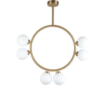 Ceiling design lamp  Circl by Atelier Areti 6 (Gold)