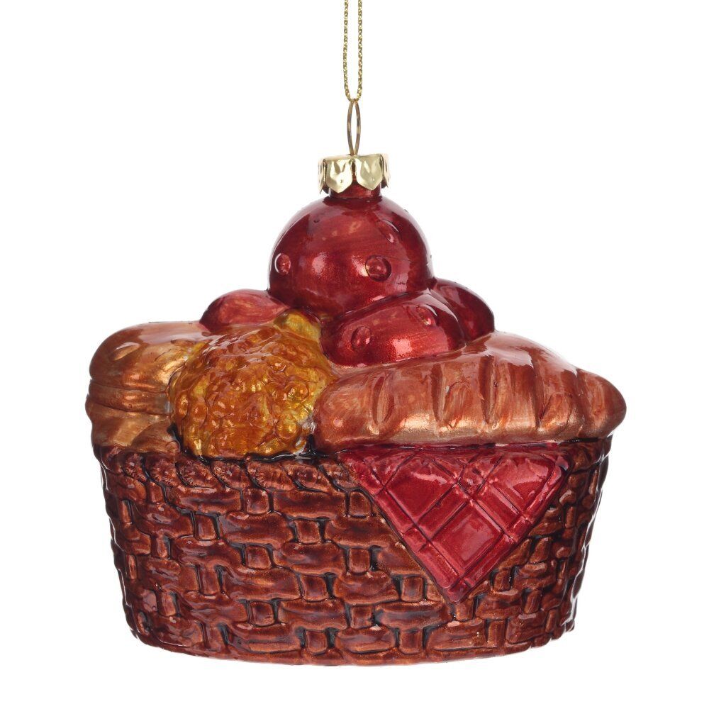 GAEM Украшение новогоднее "Корзинка", L10 W6,5 H9,5 см, 2в.