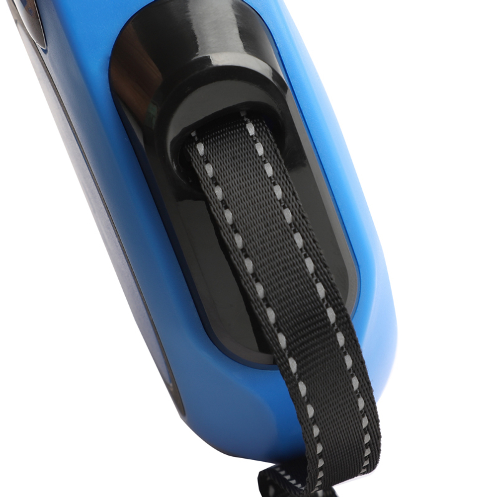 Поводок-рулетка для собак Urban M, 5м до 25кг, лента, синий, Triol