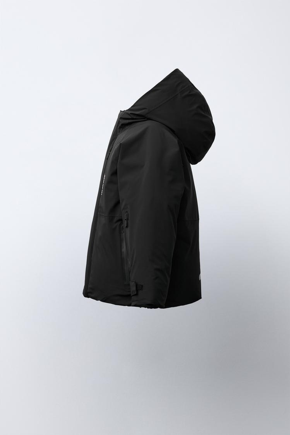 ZARA ВОДОНЕПРОНИЦАЕМАЯ И ВЕТРОЗАЩИТНАЯ КУРТКА RECCO®, ЧЕРНЫЙ