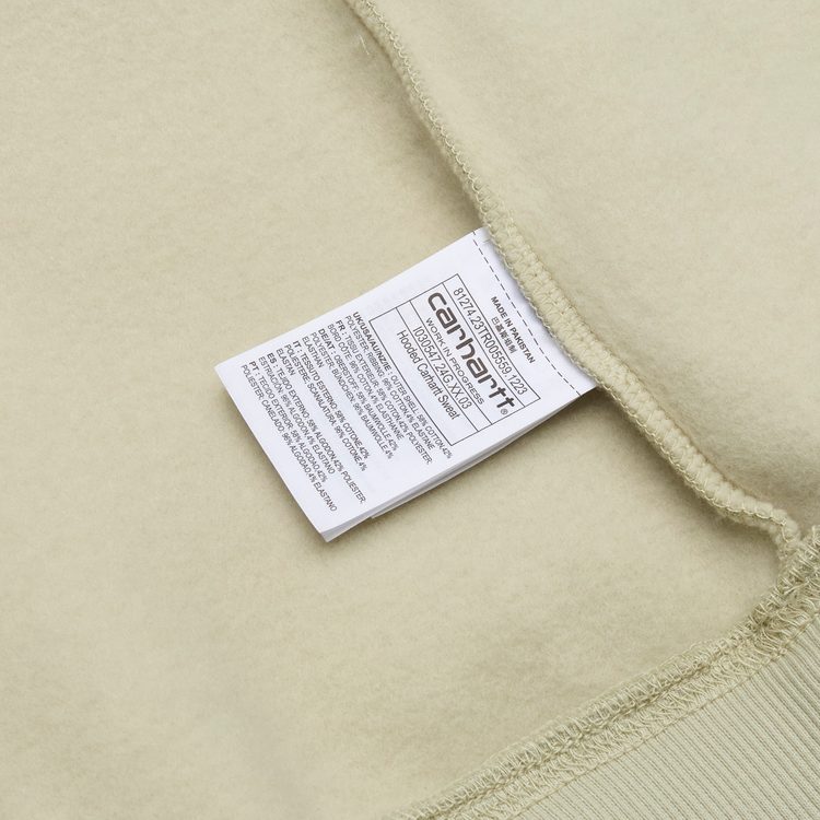 Толстовка мужская Carhartt WIP Hooded Sweatshirt  артикул:I030547_beryl_sorrent - купить в магазине Дайс