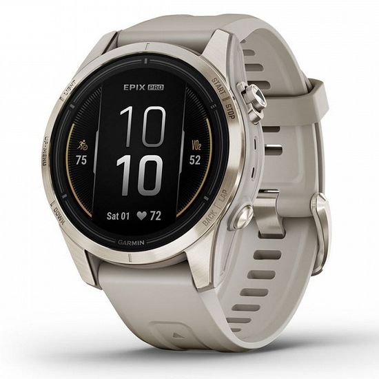 Garmin EPIX-2 Pro 42 Sapphire Soft Gold (010-02802-11)