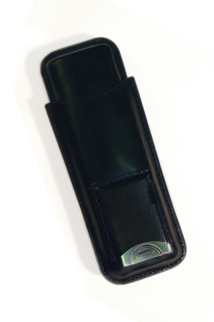 Футляр на 2 сигары c гильотиной Афисионадо LCG2/BLK