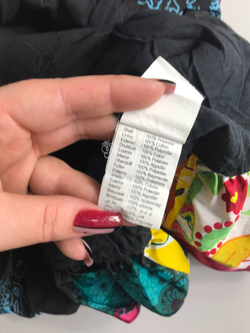 Юбка яркой расцветки, маркировка 38, визуально на 44 размер