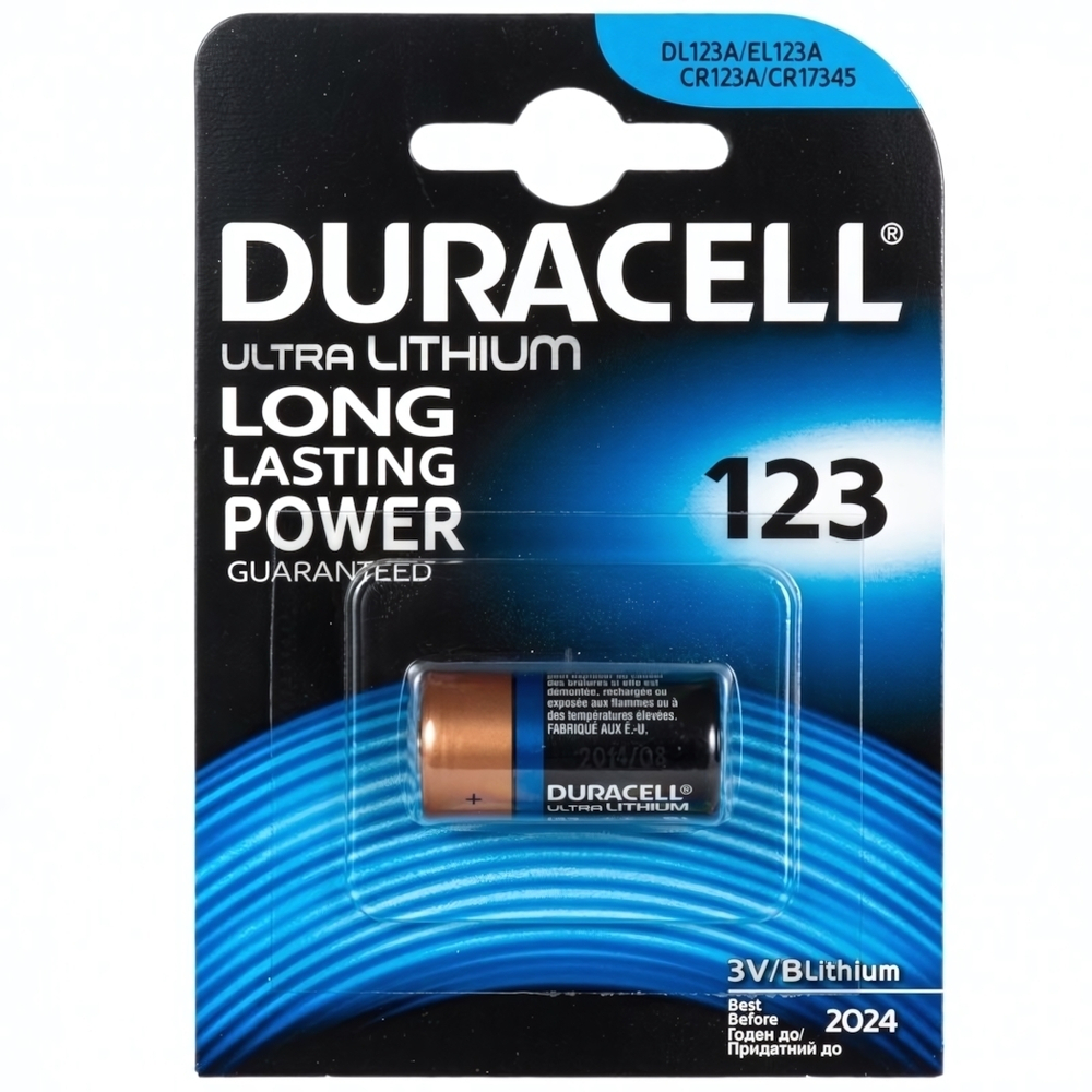 Элемент питания Duracell CR123A BL/1