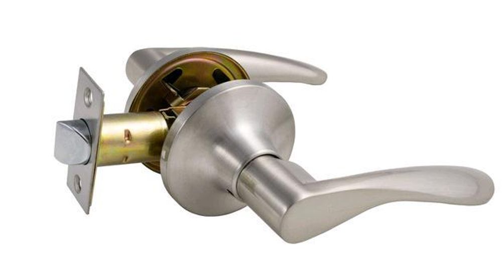 Защелка-Комплект  S-Locked 3901-05  PS SN с фалевыми ручками пустая САТИН  /118449