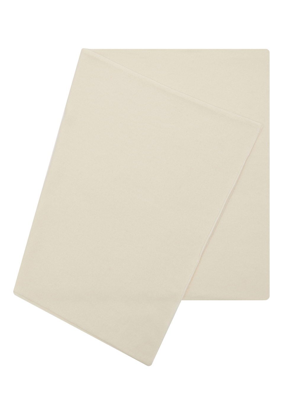 Scarf cashmere and wool milky color