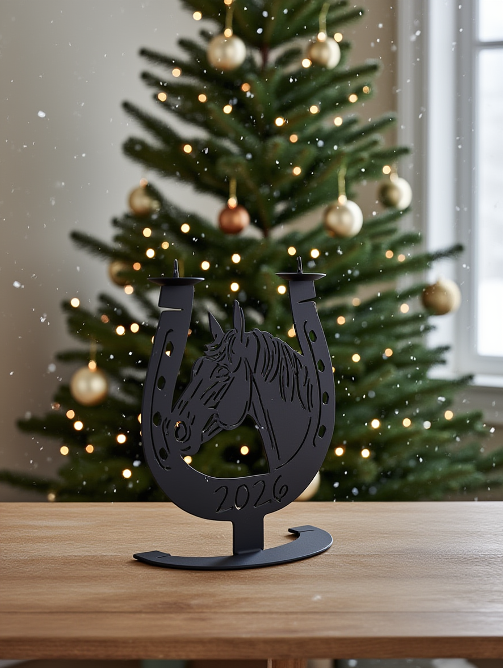 Подсвечник для свечей "Подкова"