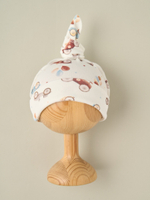 Комбинезон + шапочка-узелок "Машинки"