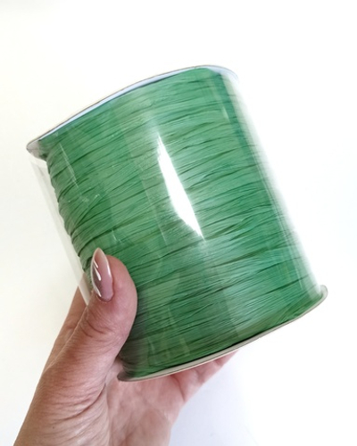 Рафия ISPIE однотонная Bright green