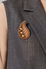 1911 Жилет женский (темно-серый полоска)