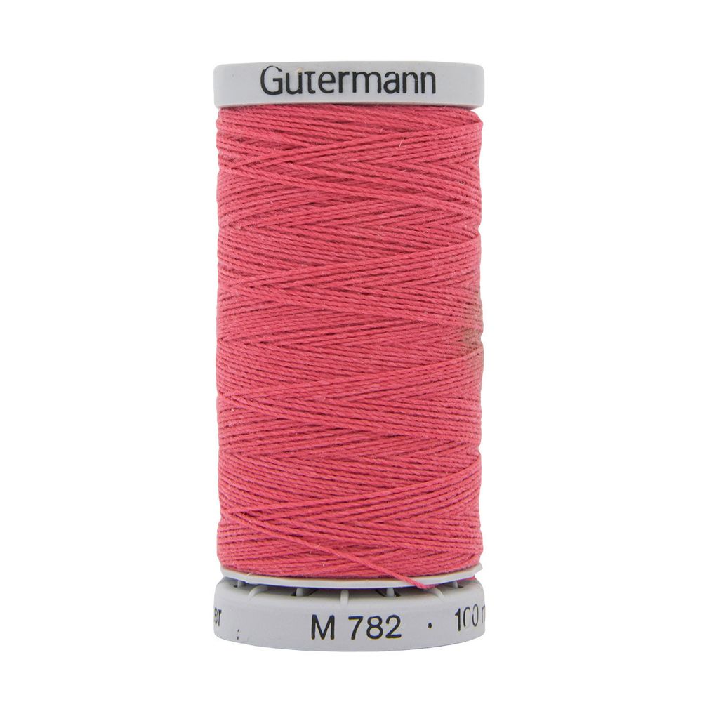 Нитки суперкрепкие Gutermann Extra Strong M782 №40 (100 метров), 5 кат. | 890 т.пурпурно-розовый
