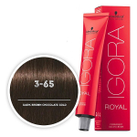 Краска для волос Igora Royal 3-65 Темный коричневый шоколадный золотистый Schwarzkopf Professional, 60 мл
